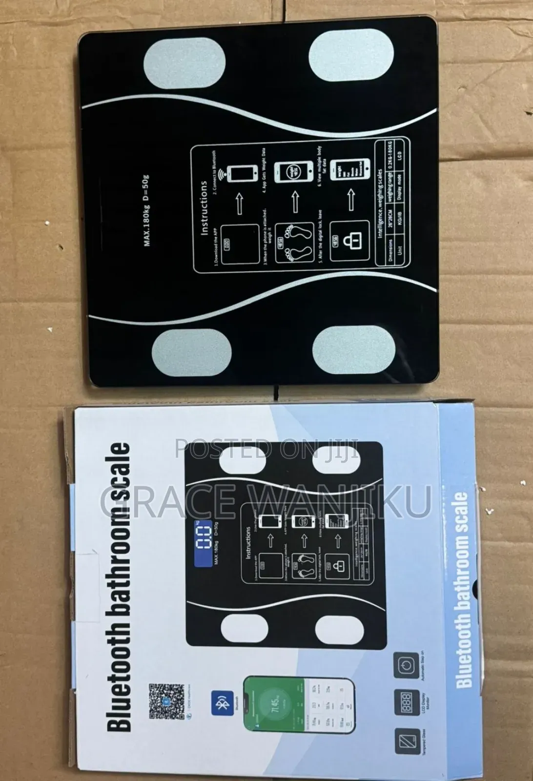 Intelligent Bluetooth Bmi Body Weighing Scale