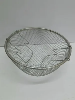 Stainless Steel Deep Frying Basket Sieve Available
