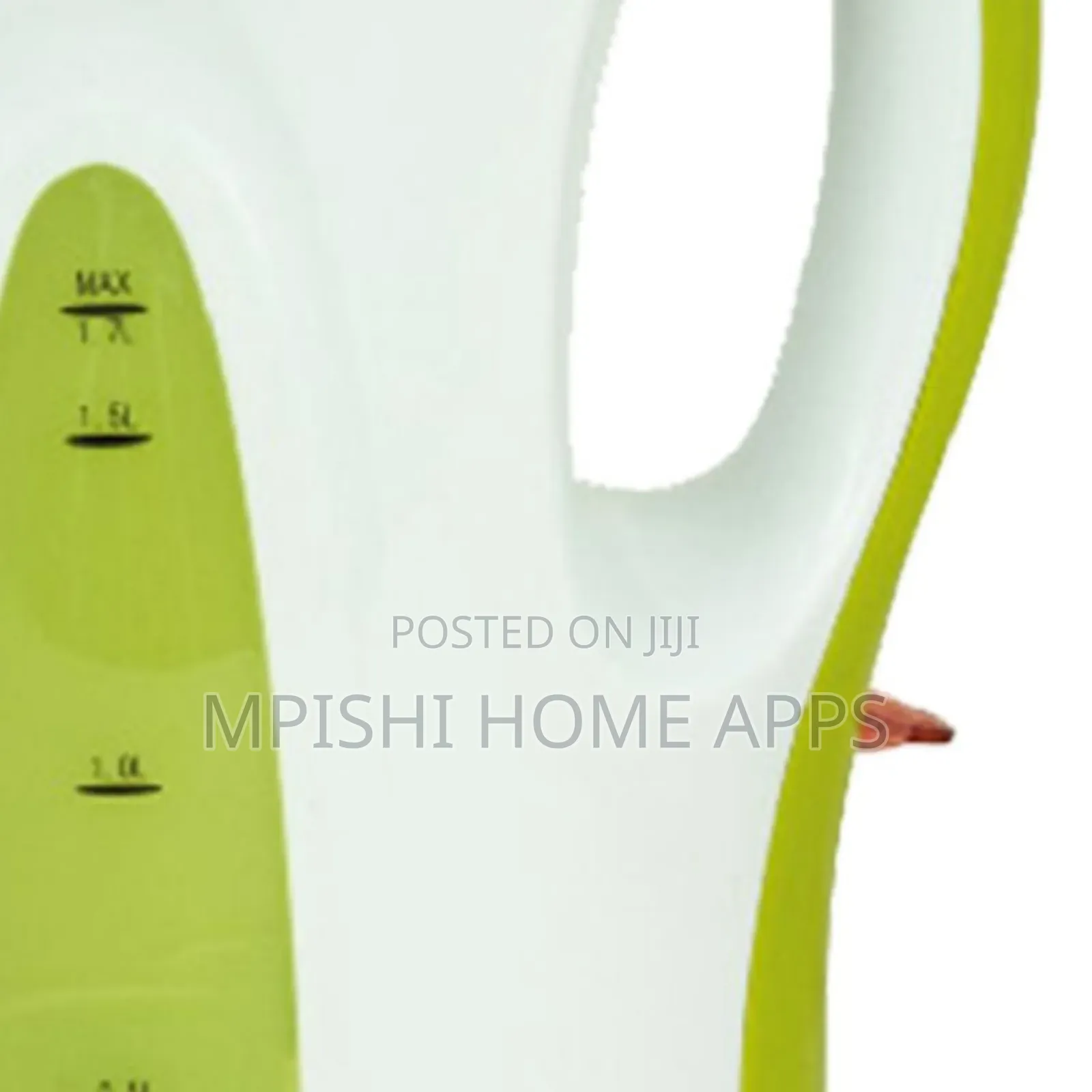 Cordless Electric Kettle 1.7 Liters White and Green- Rm/349