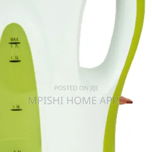 Cordless Electric Kettle 1.7 Liters White and Green- Rm/349