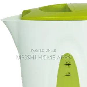 Cordless Electric Kettle 1.7 Liters White and Green- Rm/349