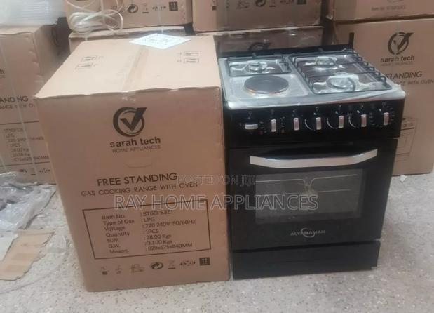 3g+1electric Sarahtech 60cm*60cm Standing Cooker With Electric Oven