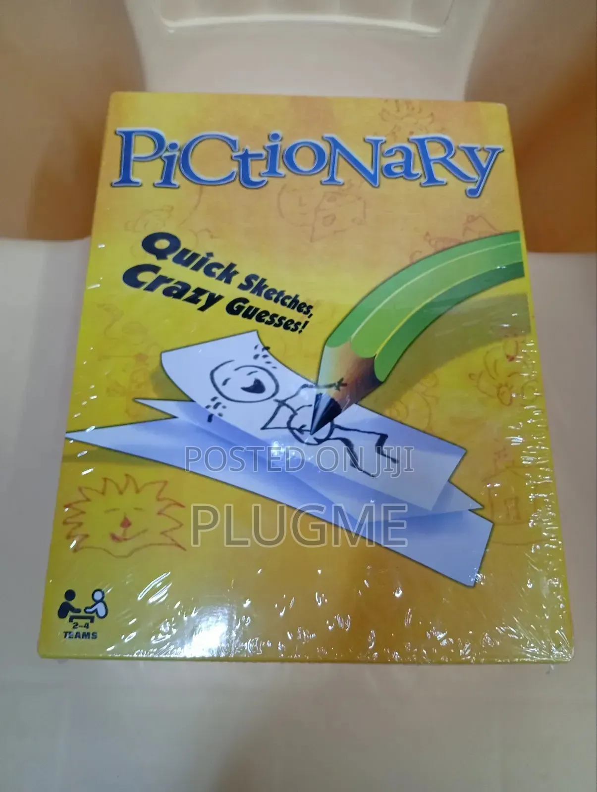 Pictionary Quick Sketches Crazy Guesses Sketching Board Game