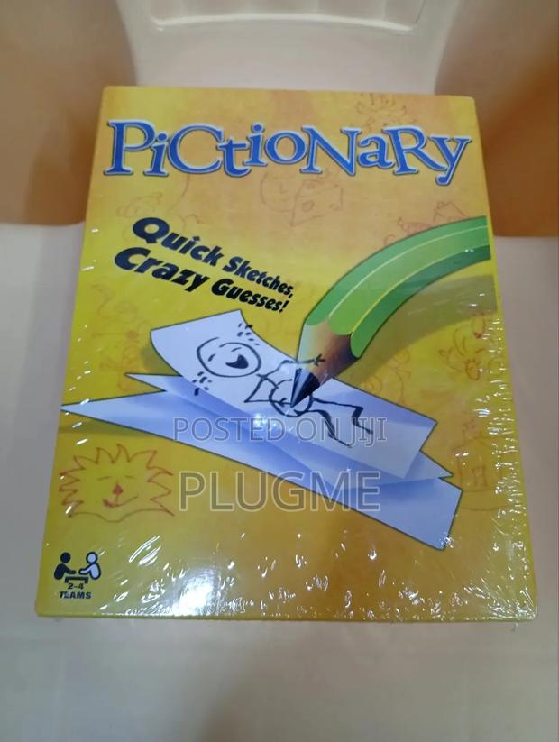 Pictionary Quick Sketches Crazy Guesses Sketching Board Game - main view