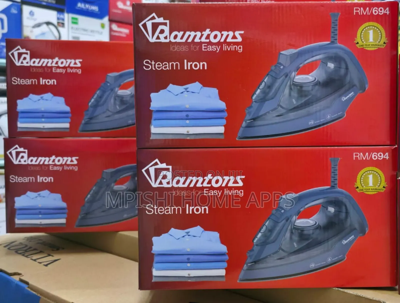 Steam Iron - Non Stick Sole Plate - Rm/694