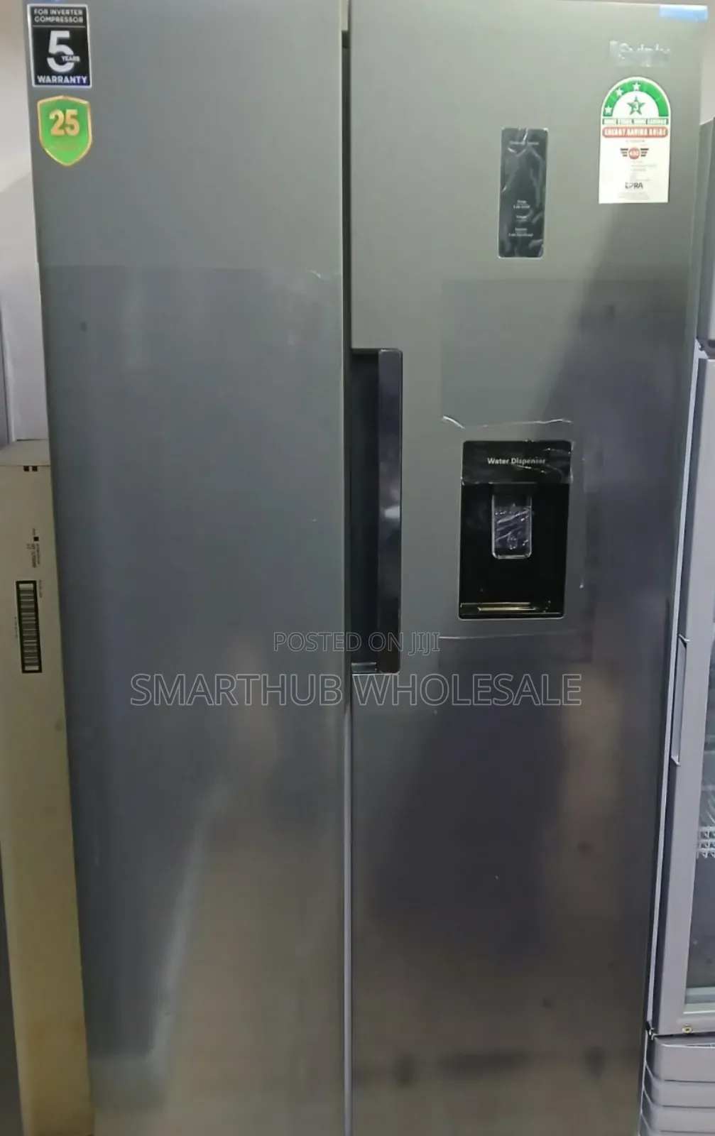 Syinix 460litres Side by Side Fridge With Dispenser (Fd460sbws)