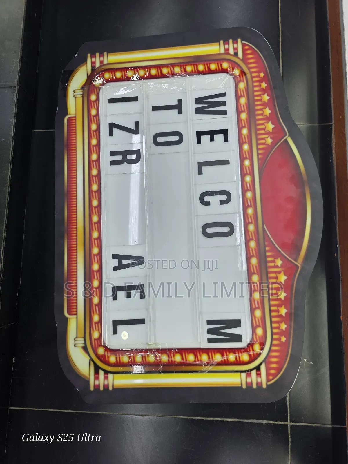 Led Letter Bottle Presenter Doremi Lights
