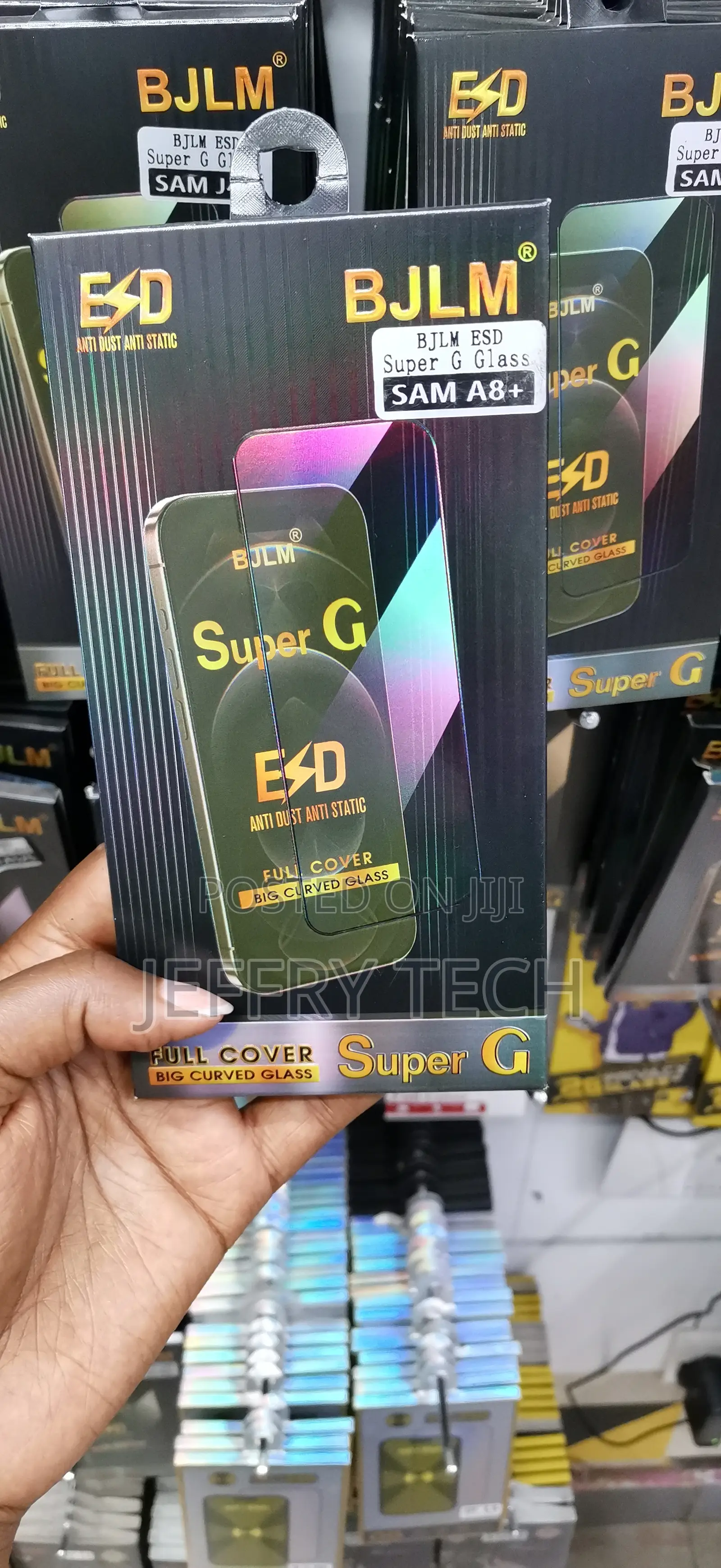 Mehaz Samsung Galaxy A8 Plus Screen Protector Tempered Glass Guard