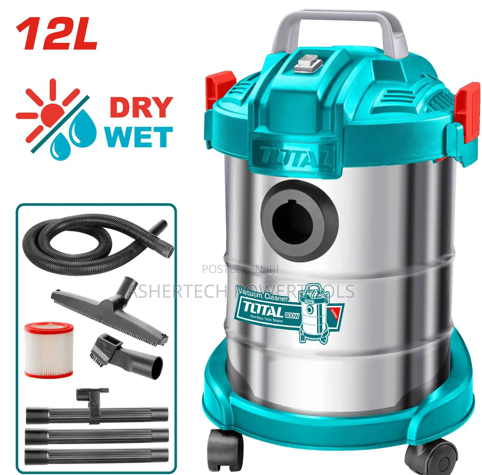 Total Tvc14122 Vacuum Cleaner 12l 800w
