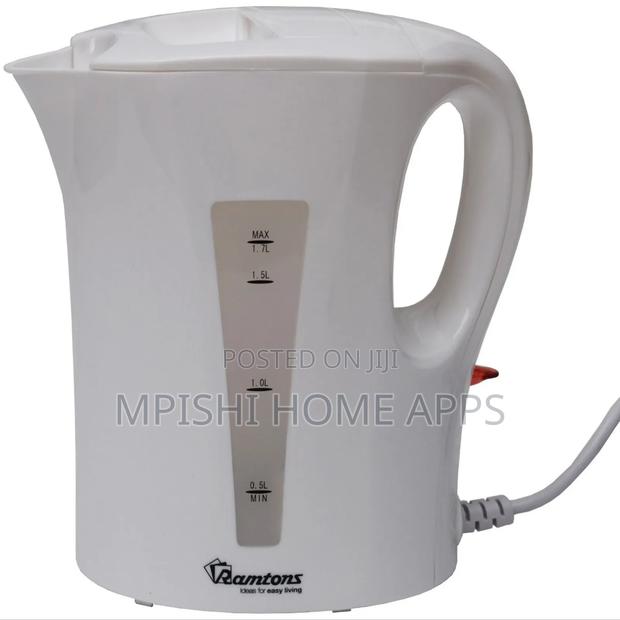 Corded Electric Kettle 1.7 Liters White- Rm/399 - main view
