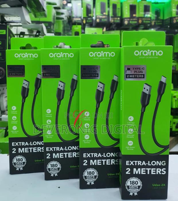 Oraimo Udon 2x Ocd-114c2 *2m Type C Usb Cables* - main view