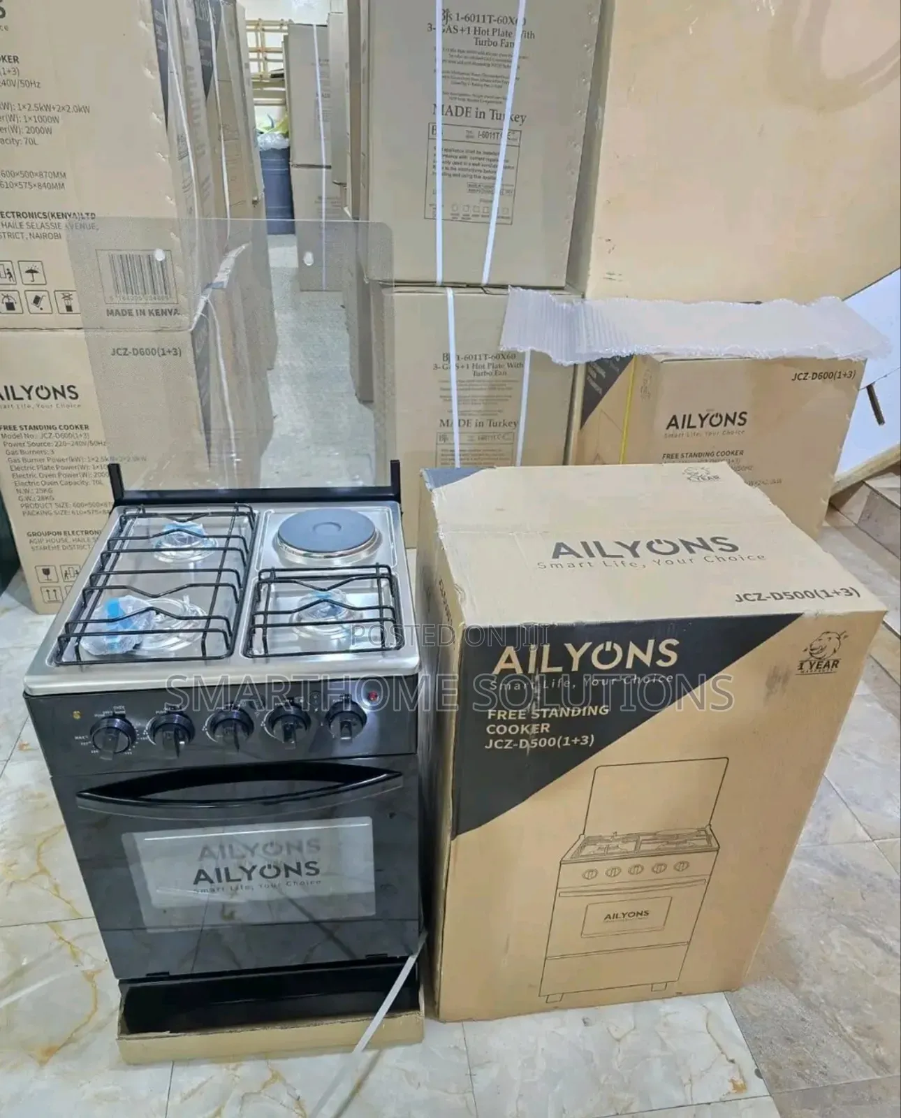 Ailyons Standing Cooker 3g+1e 50cmx55cm