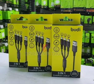 Budi Dc203a8b 3 in 1 Fast Charging Cables