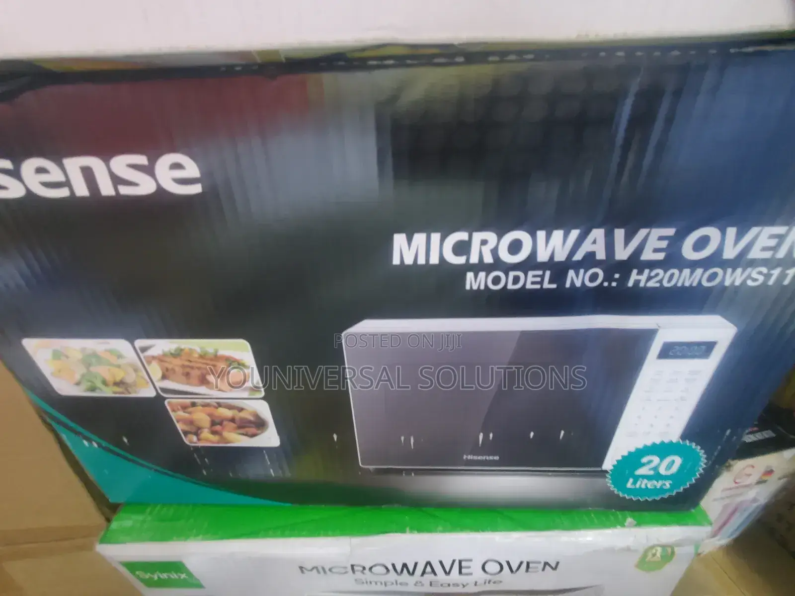 White Microwave Hisense 20litres