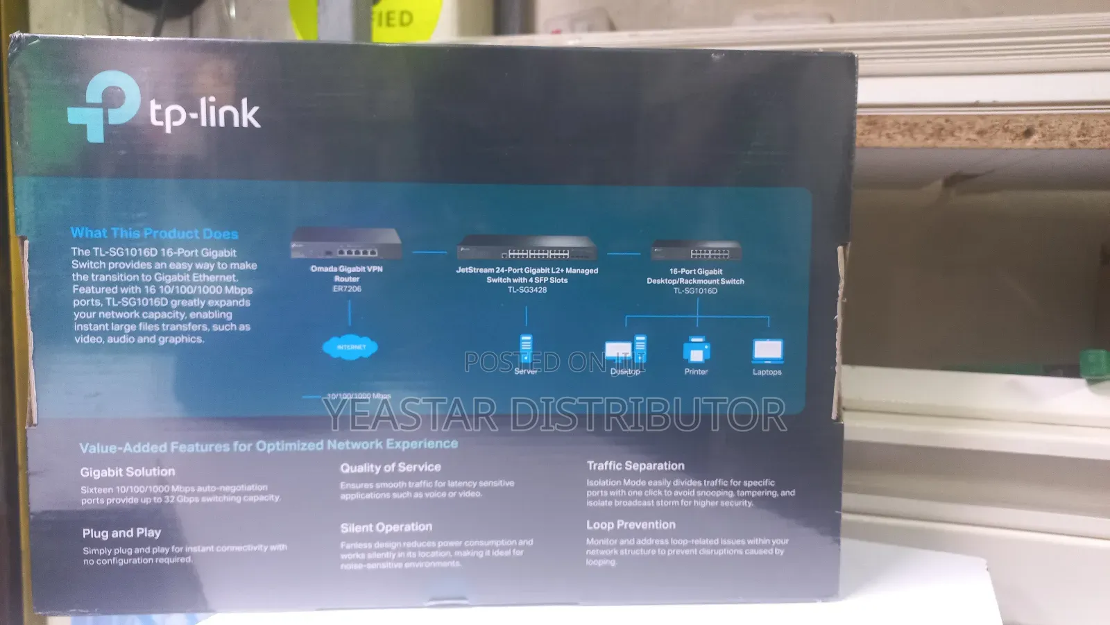 Tp-Link Tl-Sg1016d 16 Port Switch