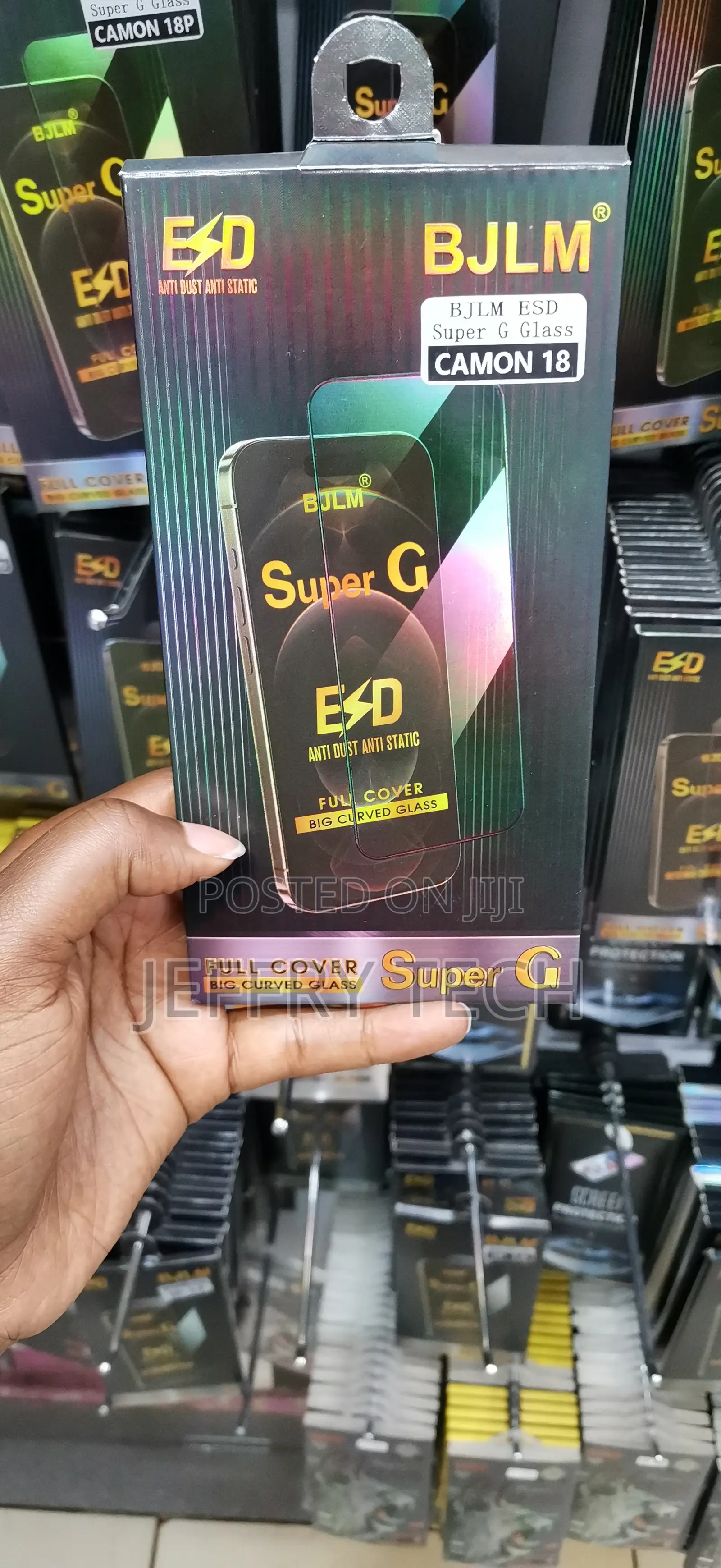 Olute Edge to Edge Tempered Glass Screen Protector for Tecno Camon 18