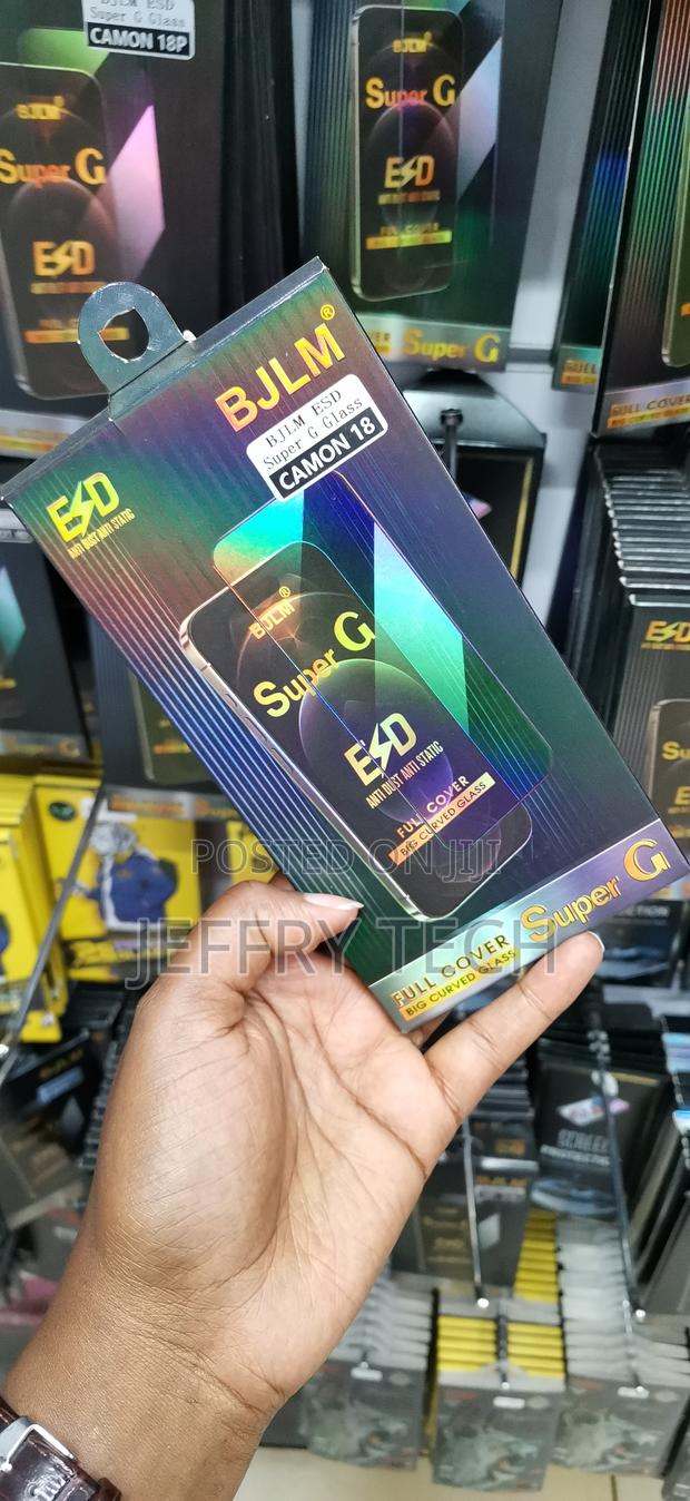 Olute Edge to Edge Tempered Glass Screen Protector for Tecno Camon 18 - thumbnail 3