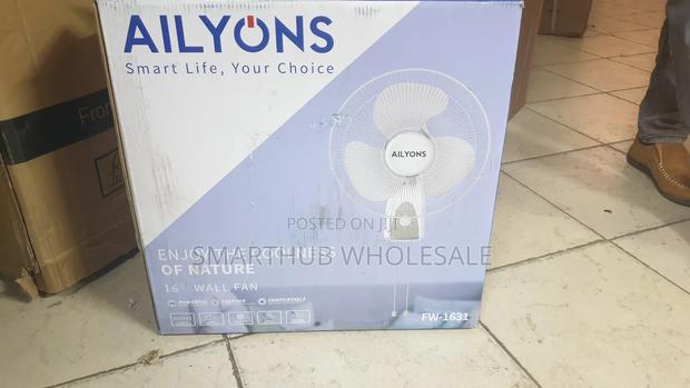 Ailyons 16-Inch Wall Mounted Fan (Fw-1631) – 3-Speed Quiet Motor