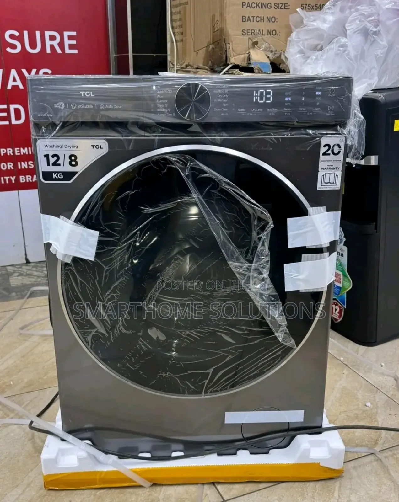 Tcl 12/8kg Wash And Dry