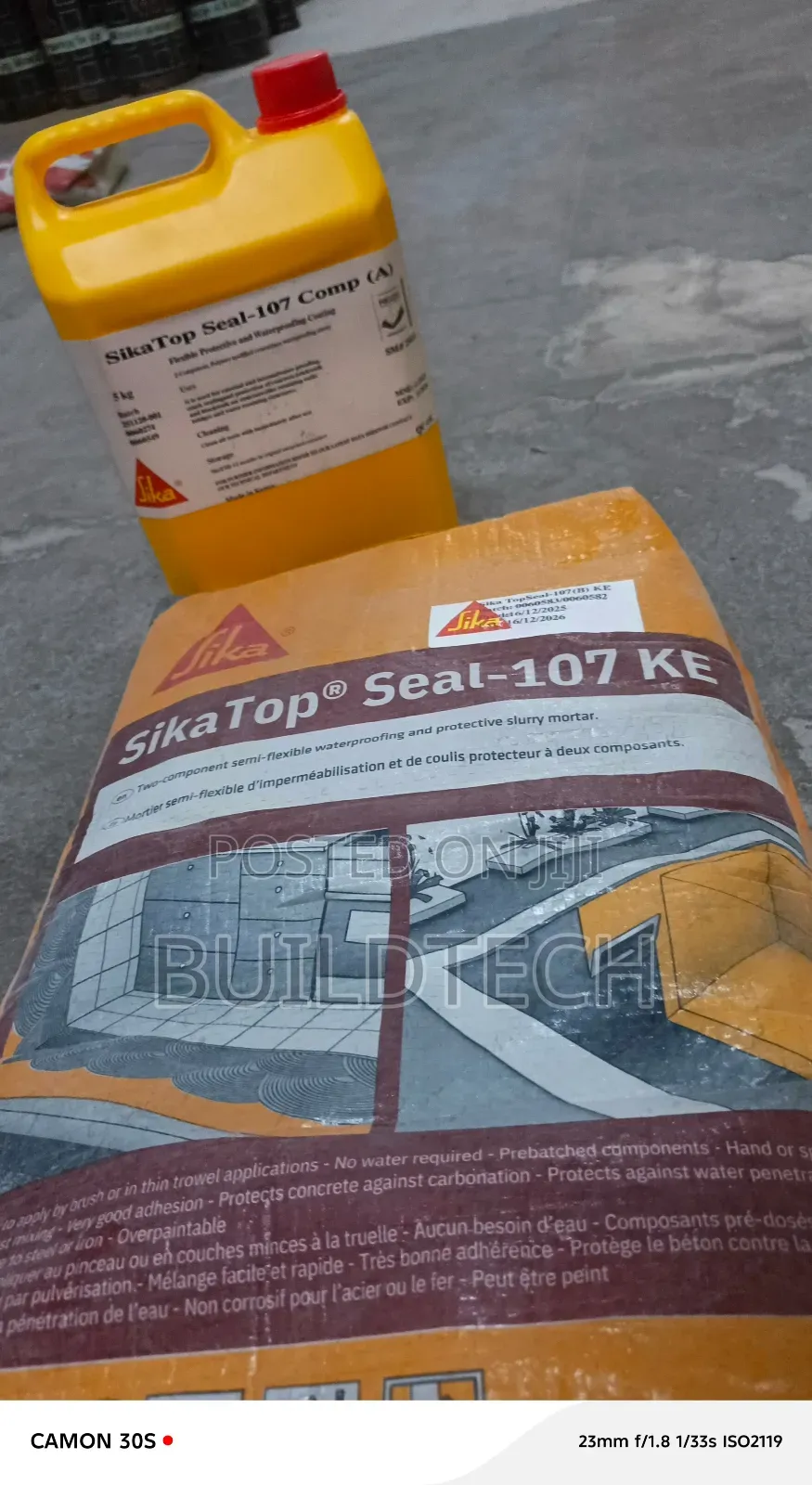 Sikatopseal 107-Part Two Waterproof