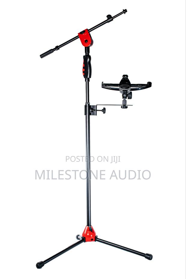 Professional Microphone Stand With Red Finishing - main view