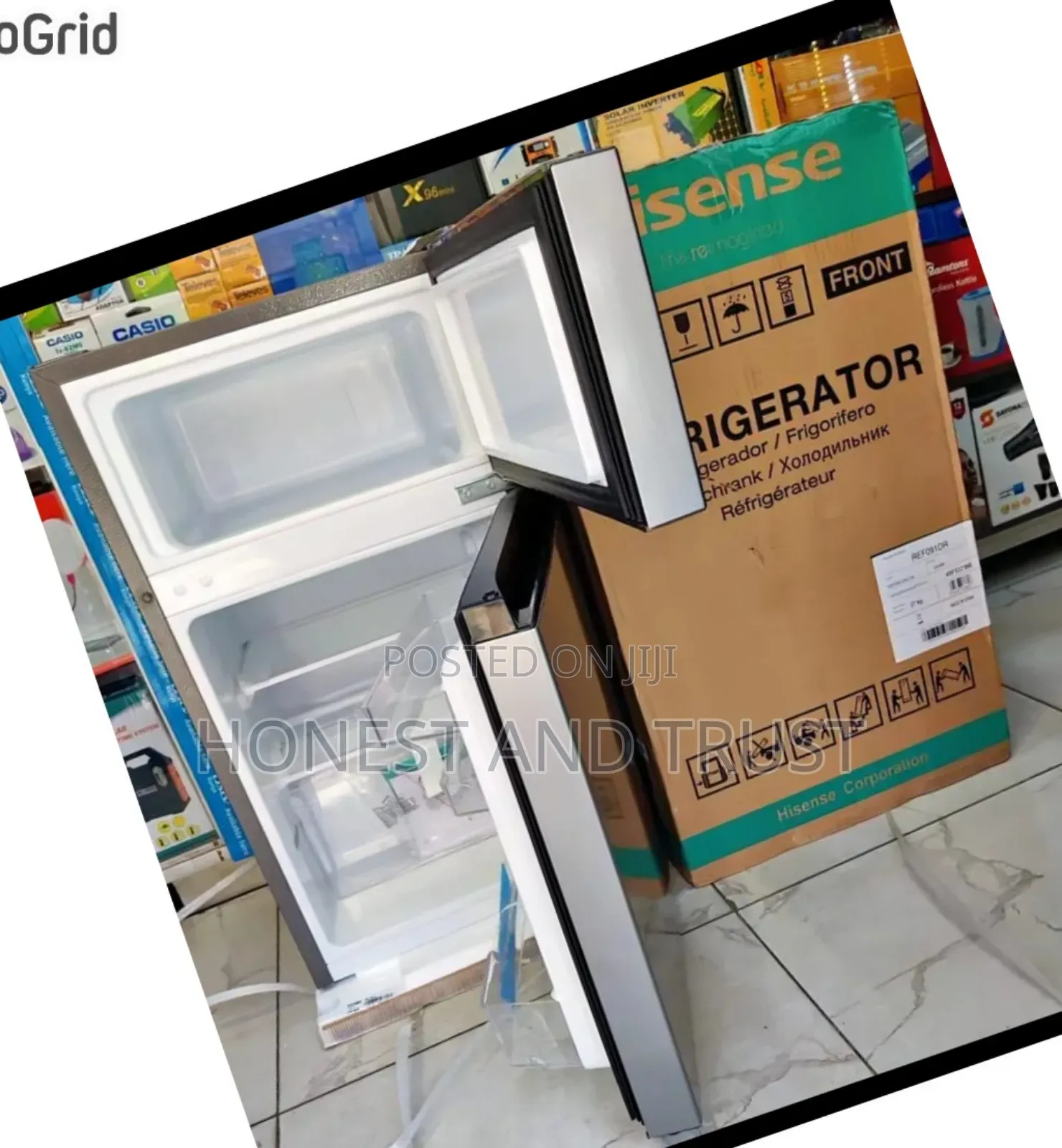 Hisense 91l Double Door Fridge