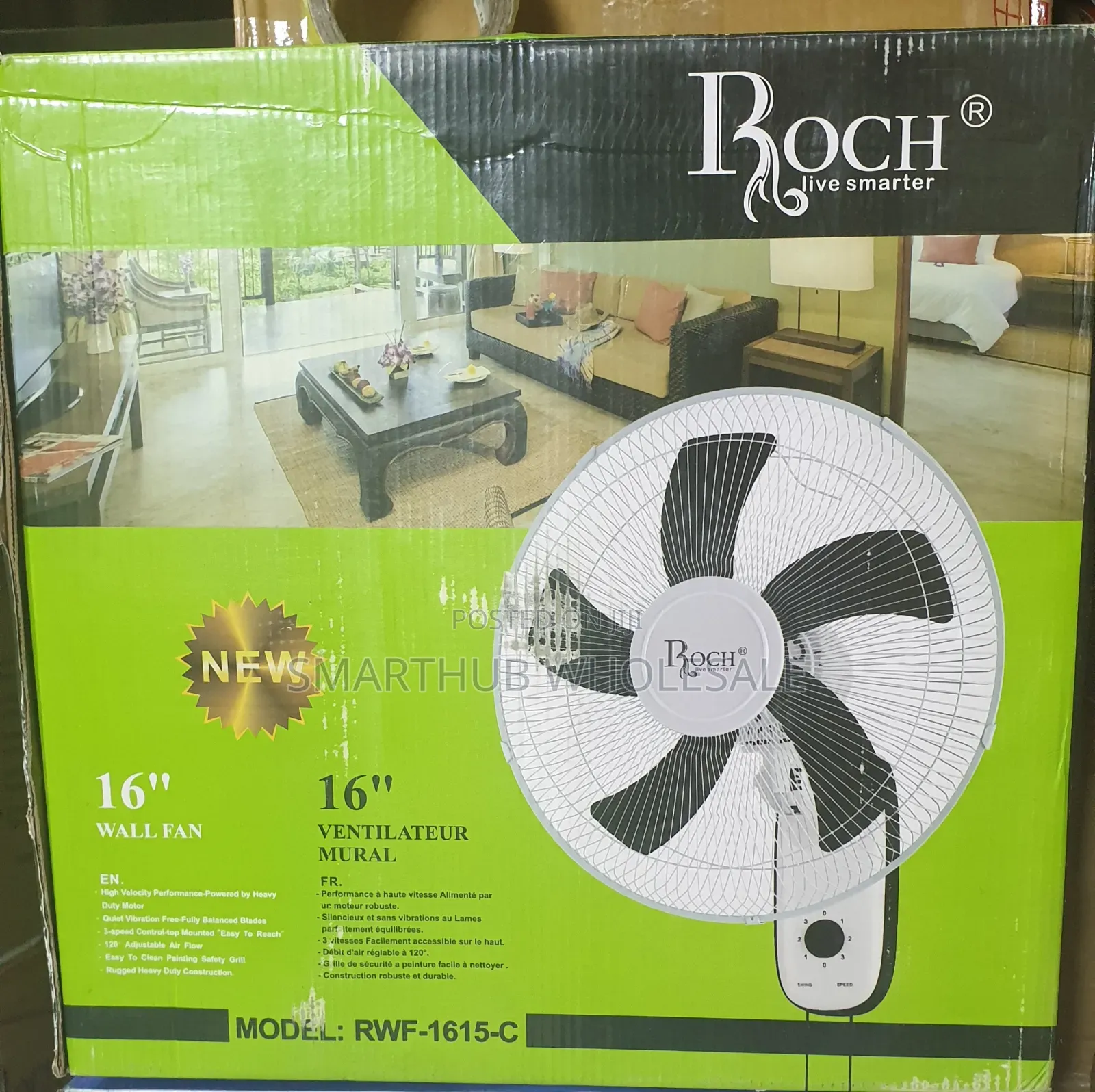 16 Inches Roch Wall Fan