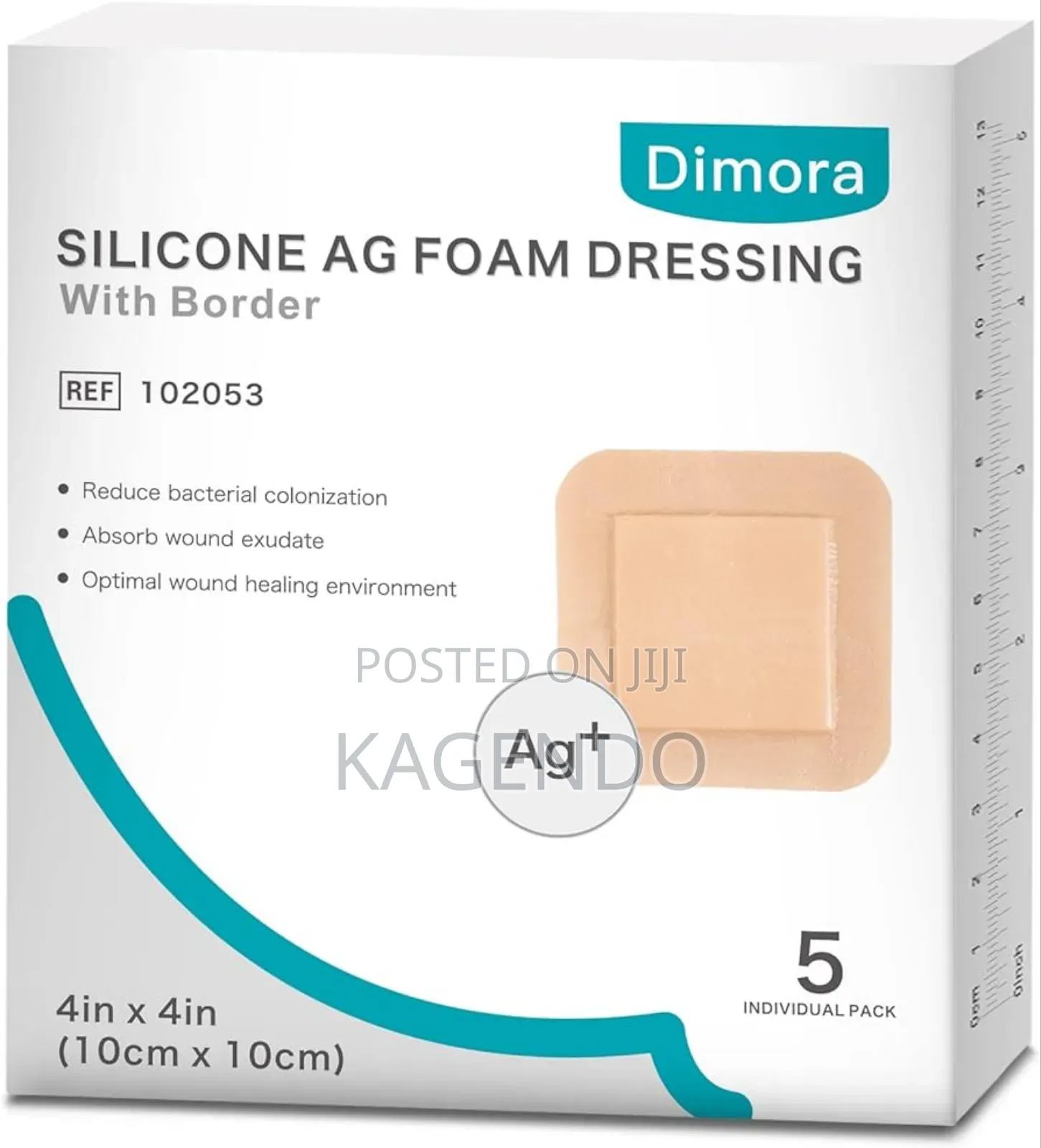 Silicone Ag Foam Dressing 20×50 Cm – Advanced Wound Care