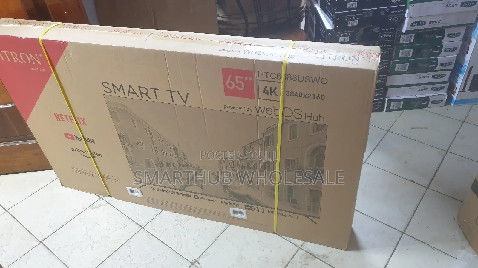 Vitron 65"Inch Uhd Smart Android Tv Htc6588uswo,Bluetooth-Enabled