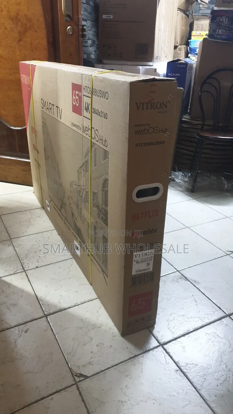 Vitron 65"Inch Uhd Smart Android Tv Htc6588uswo,Bluetooth-Enabled