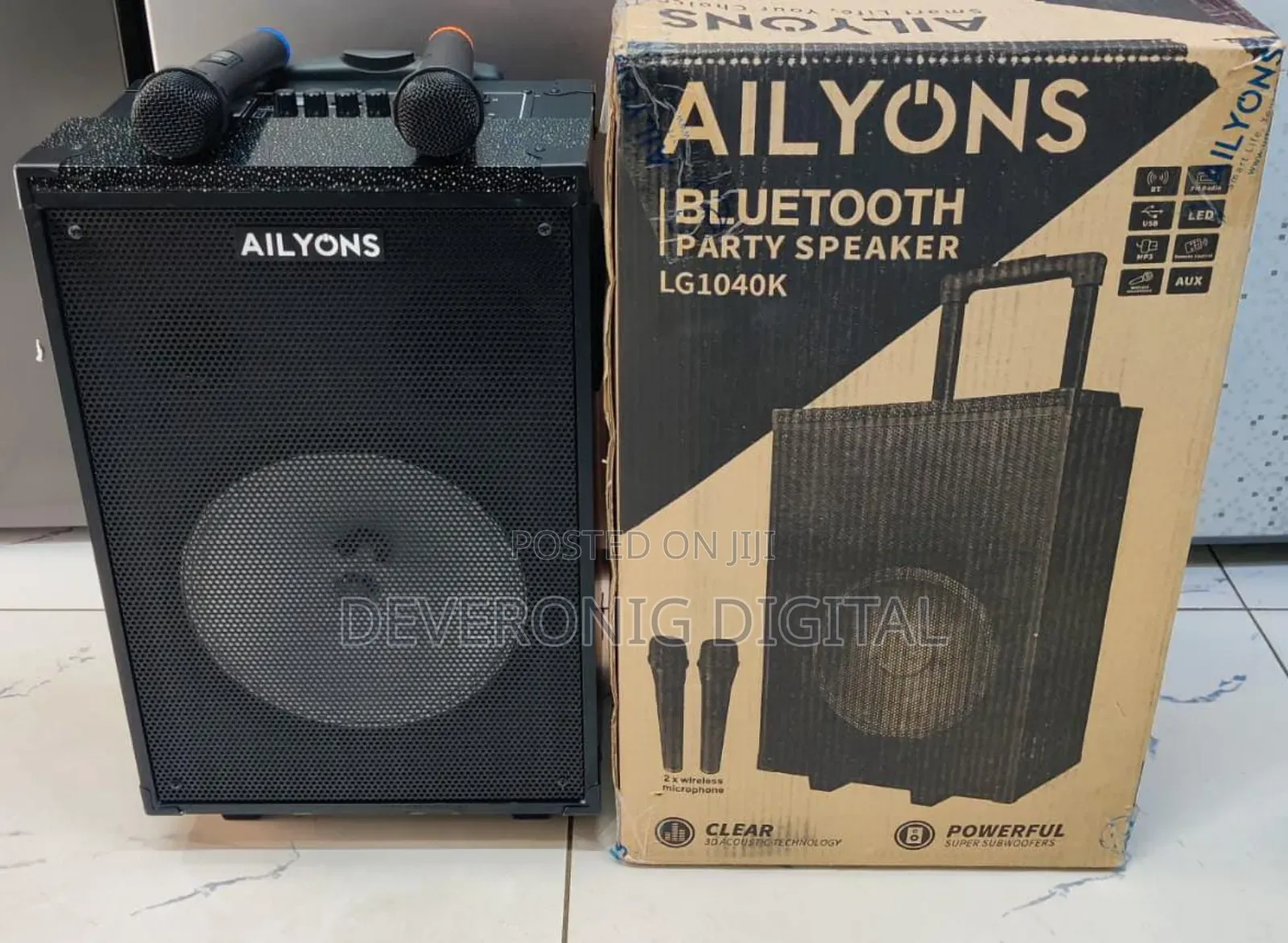 *Ailyons Portable Party Speaker 10"