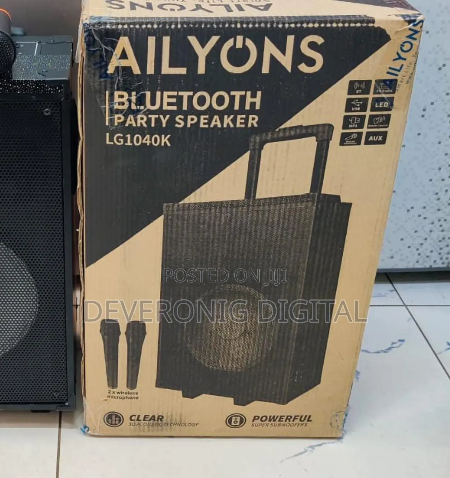 *Ailyons Portable Party Speaker 10"