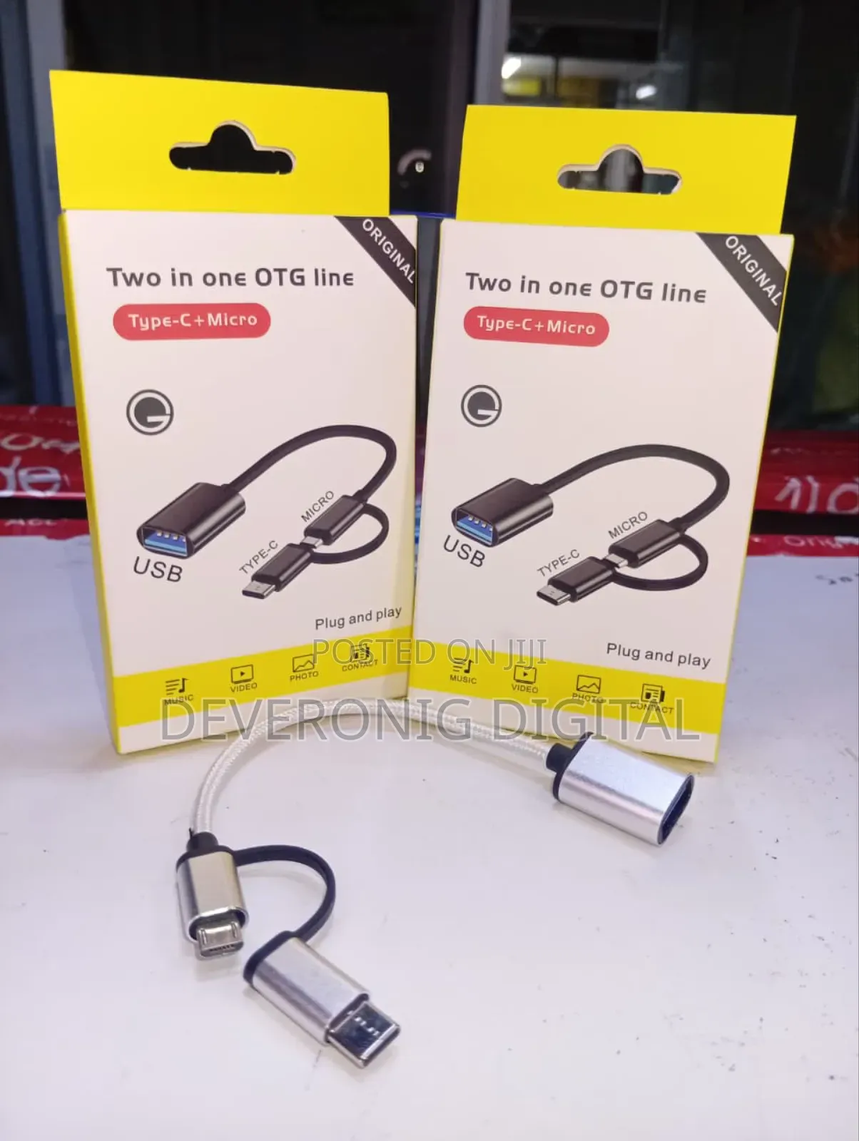 *2 in 1 Otg Cable