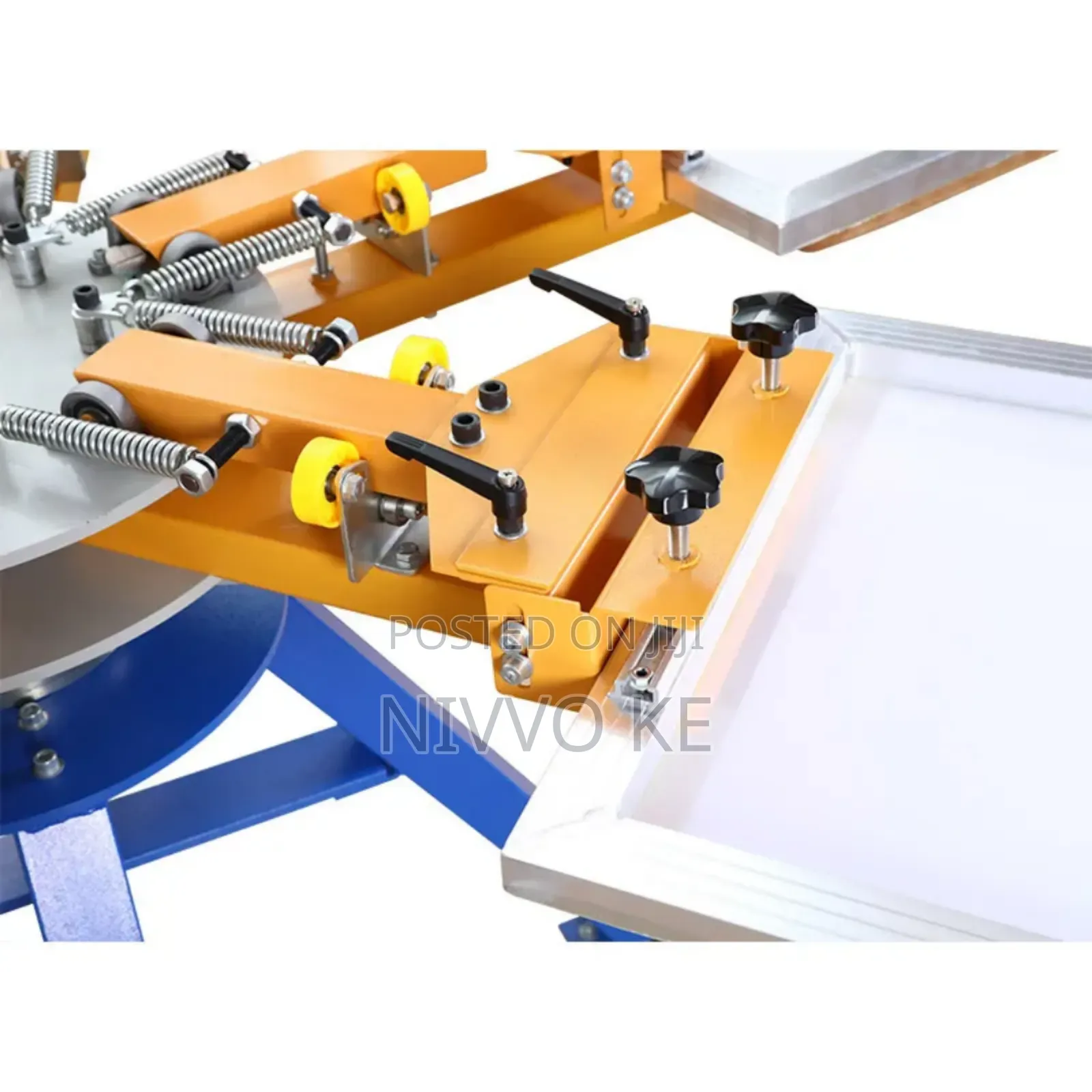 Six-Ink Six-Position Textile Screen Printing Press