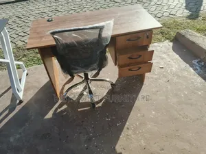 Brown Desk and Chair Available