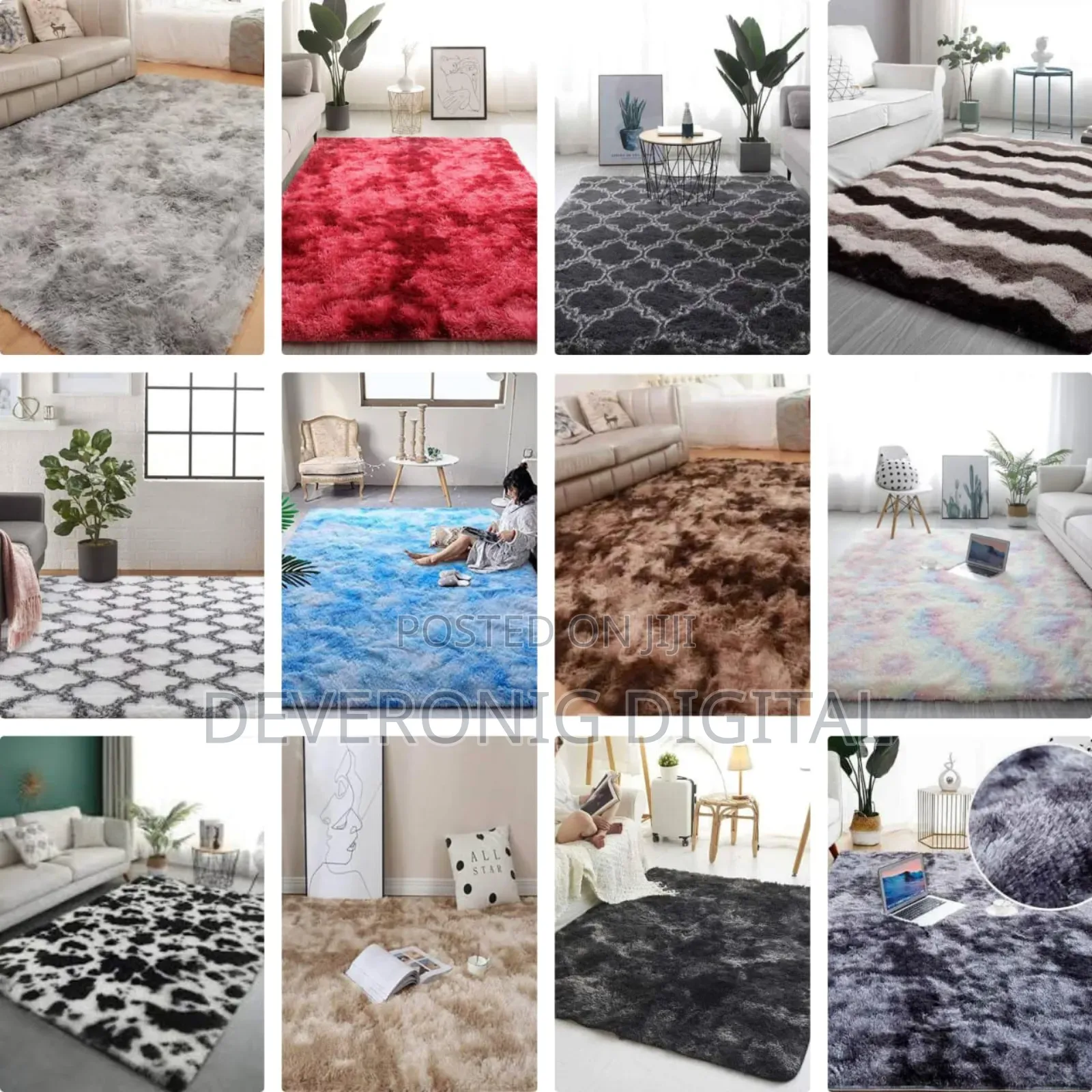 Fluffy Plain Carpets*Fluffy
Size 5*8