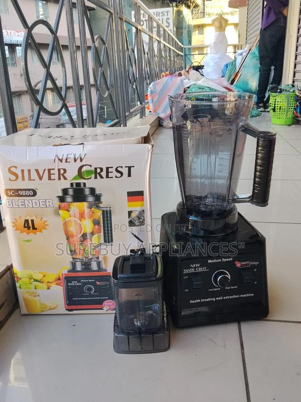 Silver Crest Commercial Blender 8000w 2in1 Blender With 4l Litre Jug