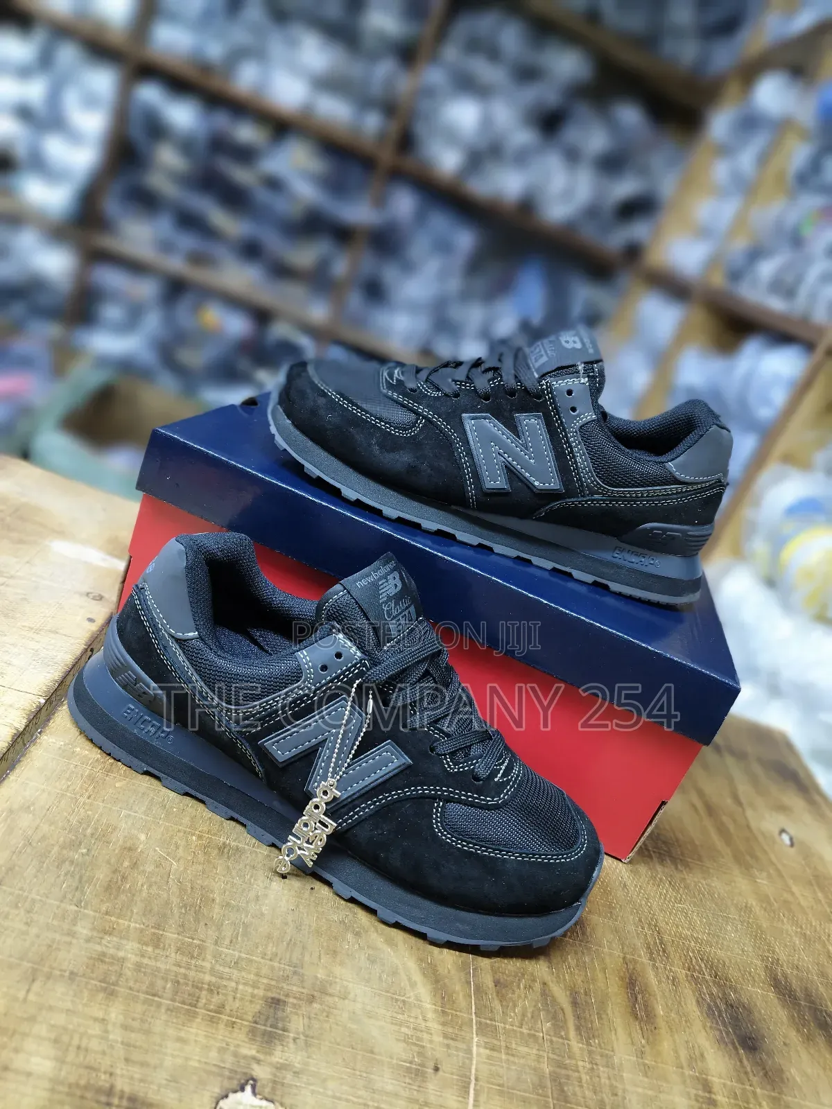 Quality Leather Unisex New Balance 574 With Rubber Sole Available