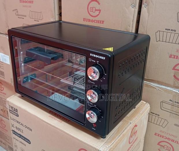*Electric Oven Ec-8022 With Grill+Tray* 22 Litres