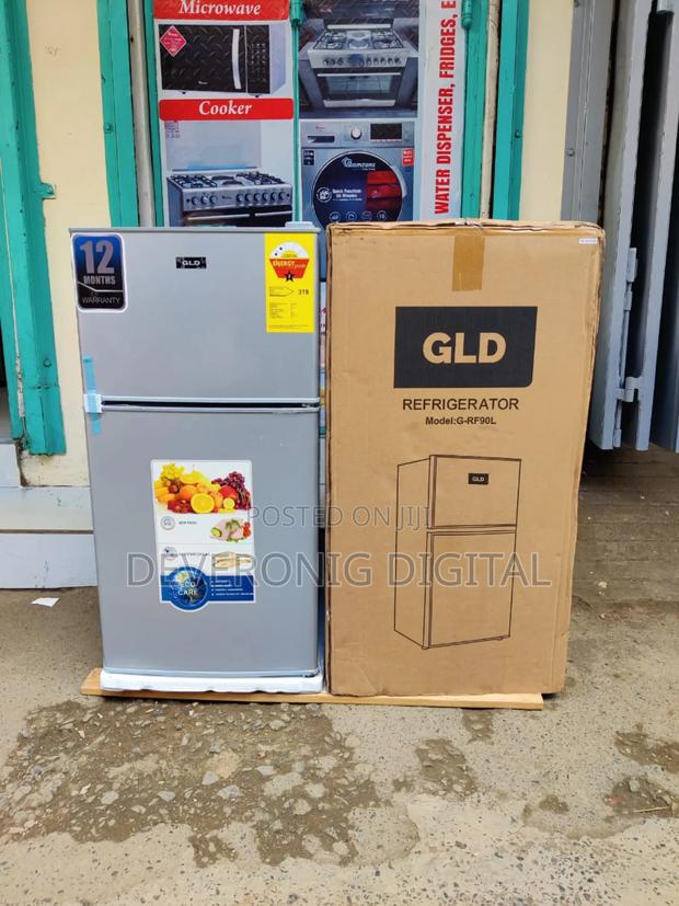 *Gld Fridge 90litres Double Door - main view