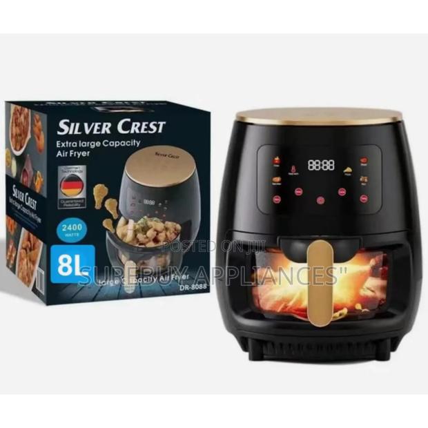 Silvercrest 8l Glass Air Fryer Oven – Brand New
