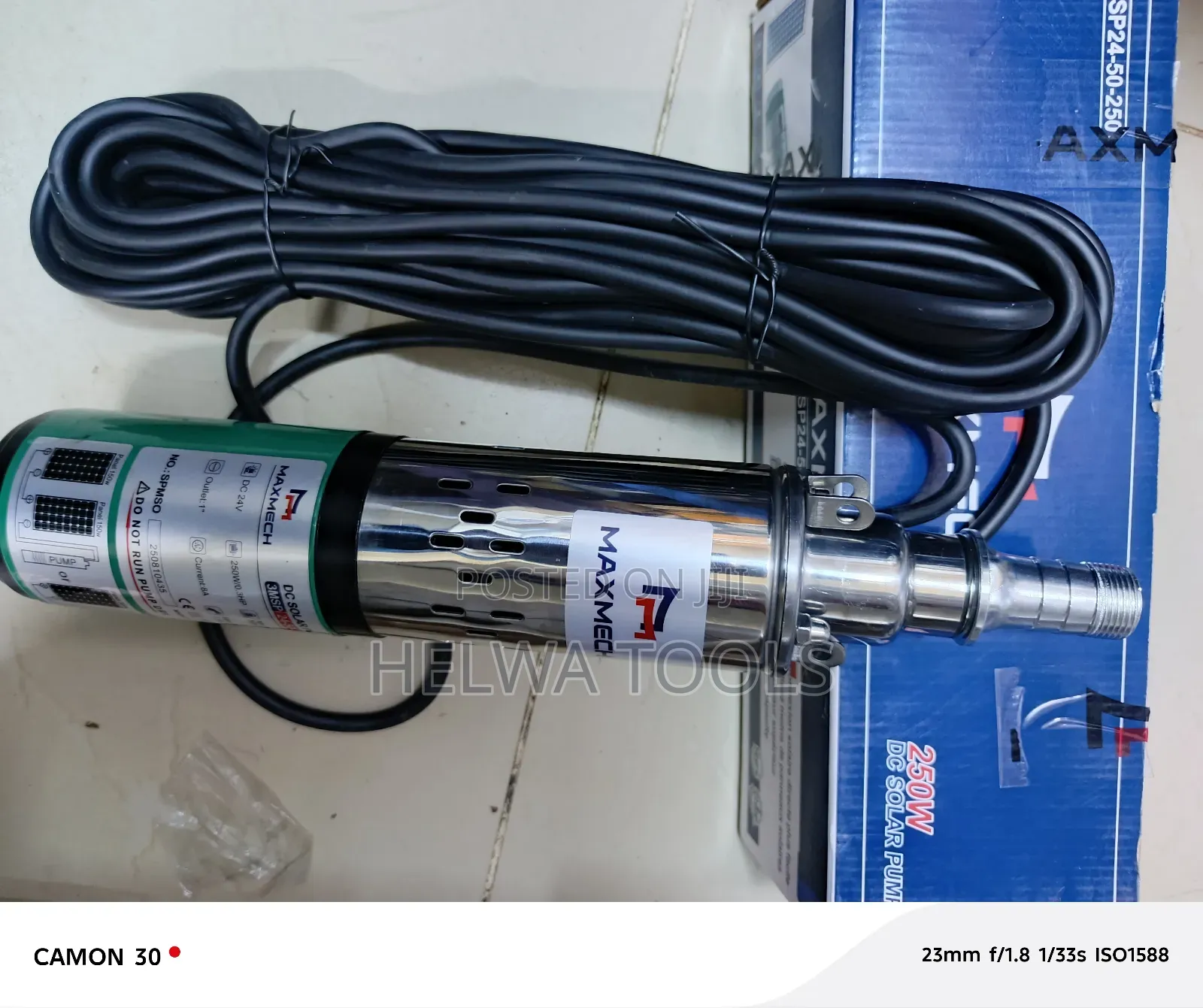 Dc Solar Water Pump/250 Watts, 24v