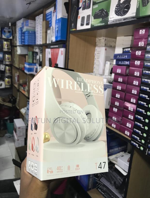 T47 Fashion Wireless Headphones-Vibrant Colors, Stereo Sound, Foldable