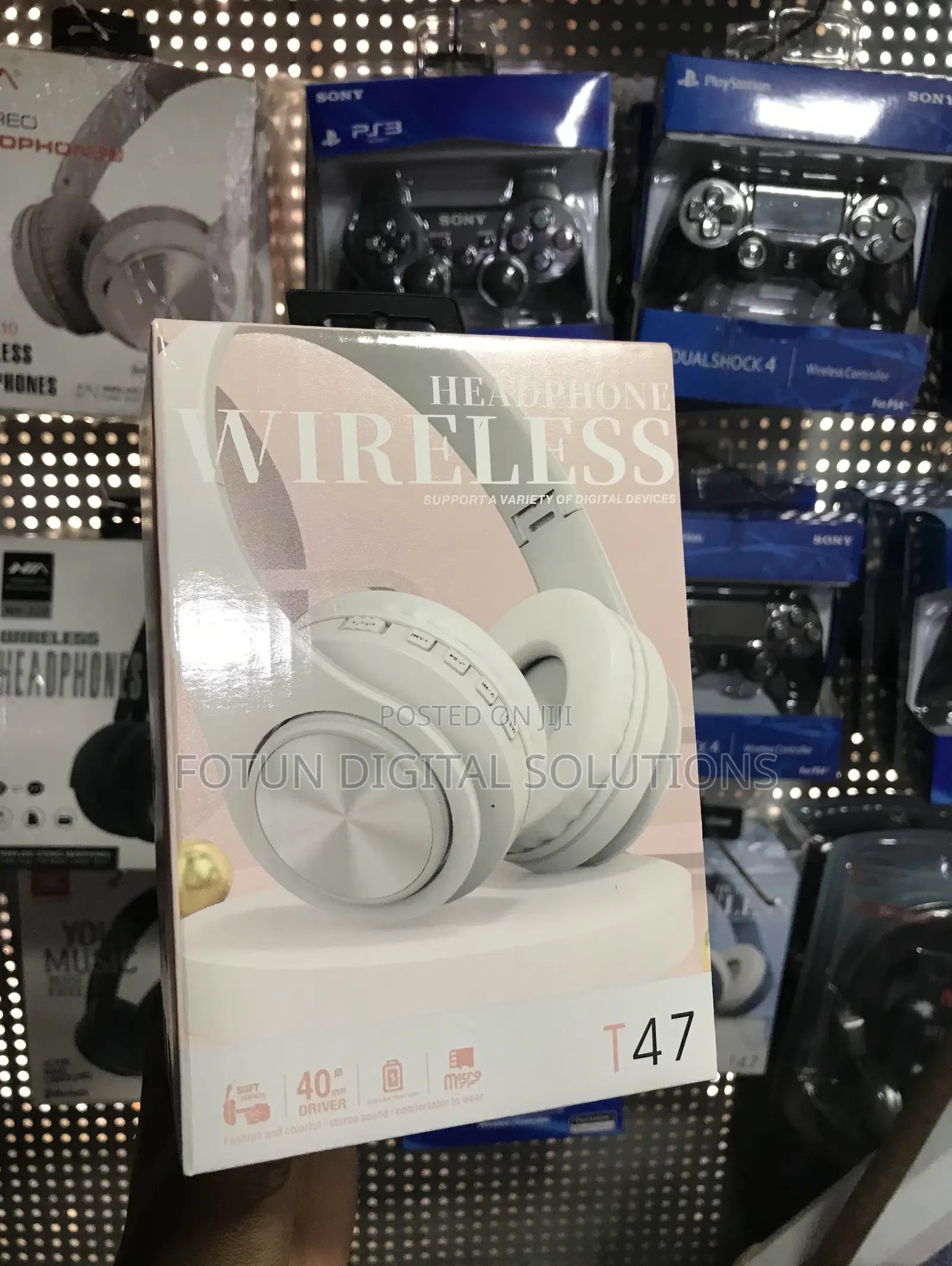 T47 Basic Colorful Bluetooth Headphones - Comfortable, Simple to Use