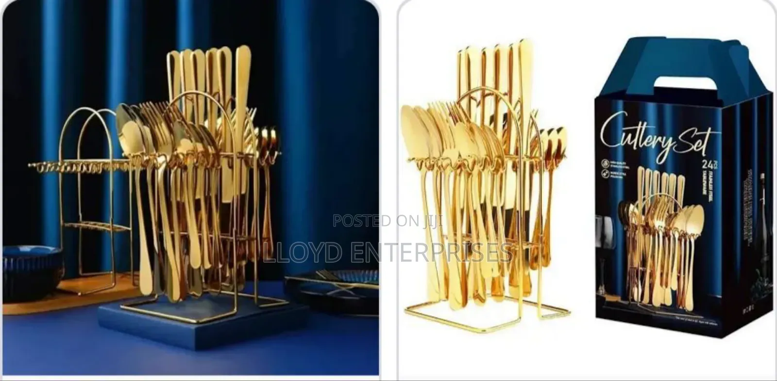 Gold Only Cutlery Set