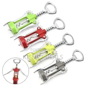 Stainless Cockscrew Wine Opener