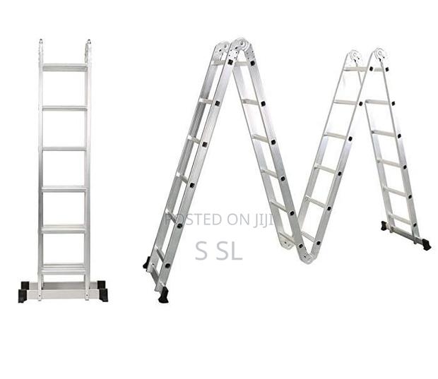 Adjustable Aluminium Multipurpose Ladder 4×6 - main view