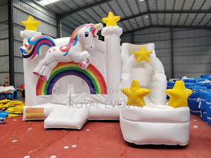 Unicorn Theme Bouncing Castle - thumbnail 2