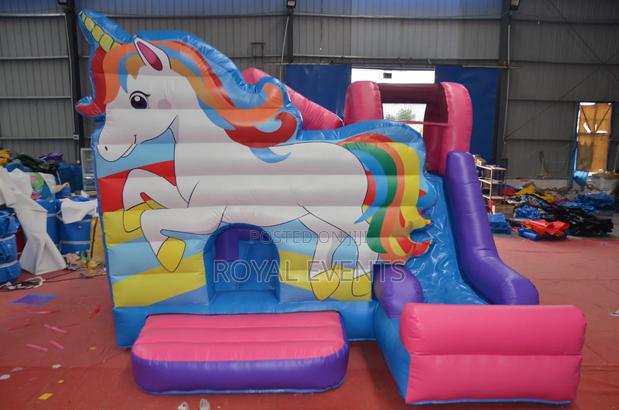 Unicorn Theme Bouncing Castle - thumbnail 3