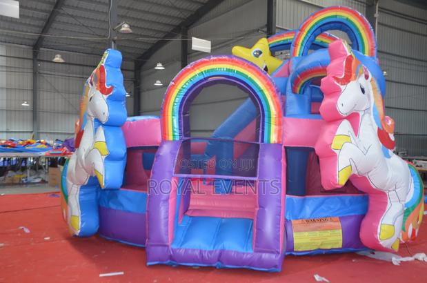 Unicorn Theme Bouncing Castle - thumbnail 4